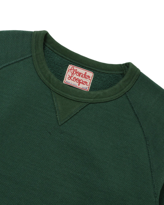 Crewneck - Double Heavyweight French Terry - Racing Green