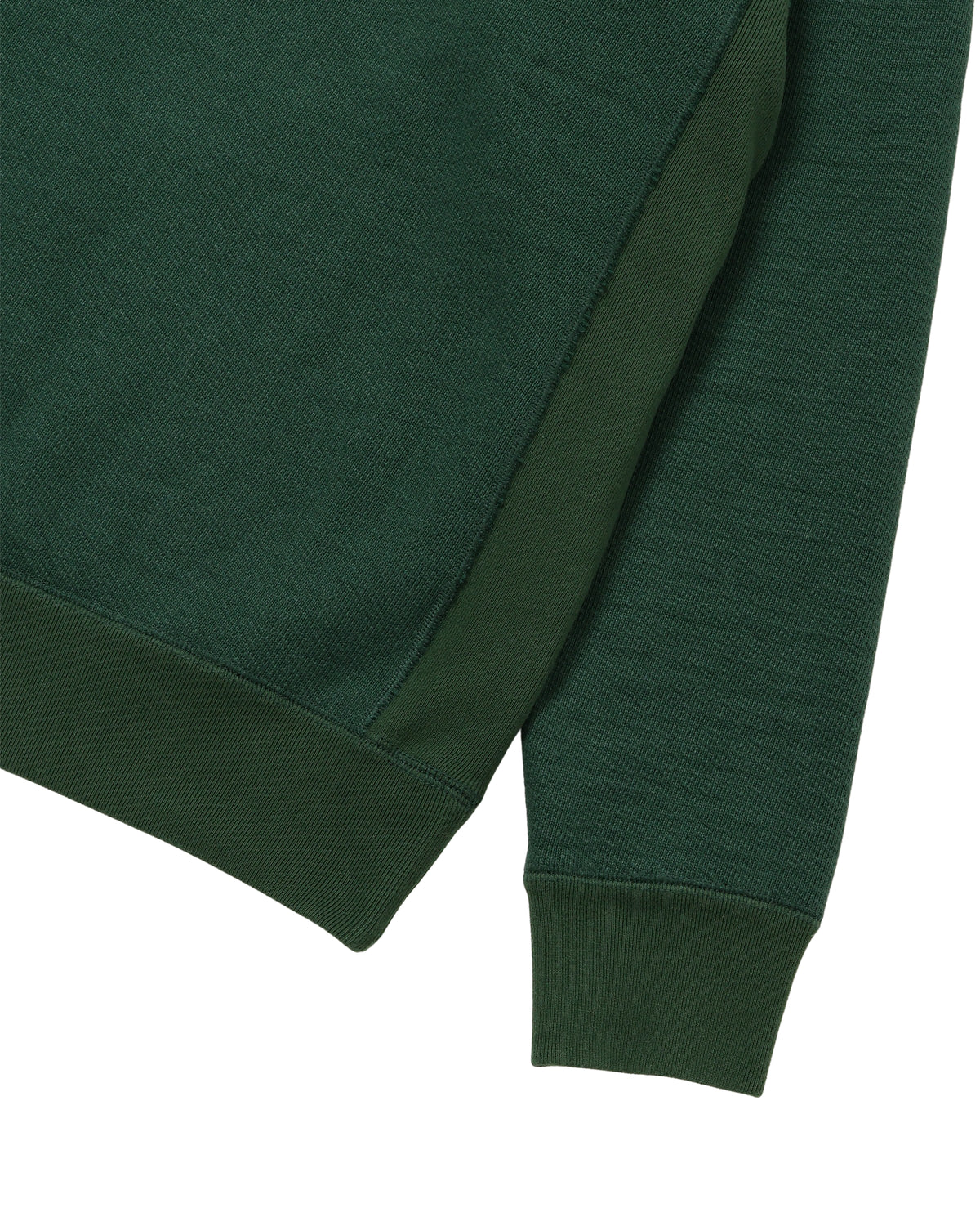 Crewneck - Double Heavyweight French Terry - Racing Green
