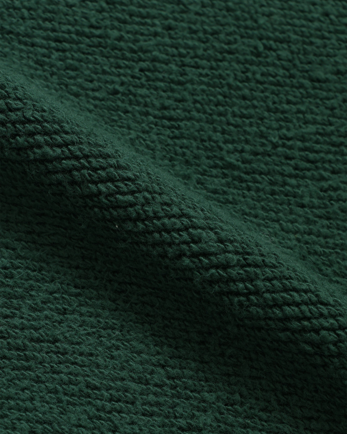 Crewneck - Double Heavyweight French Terry - Racing Green