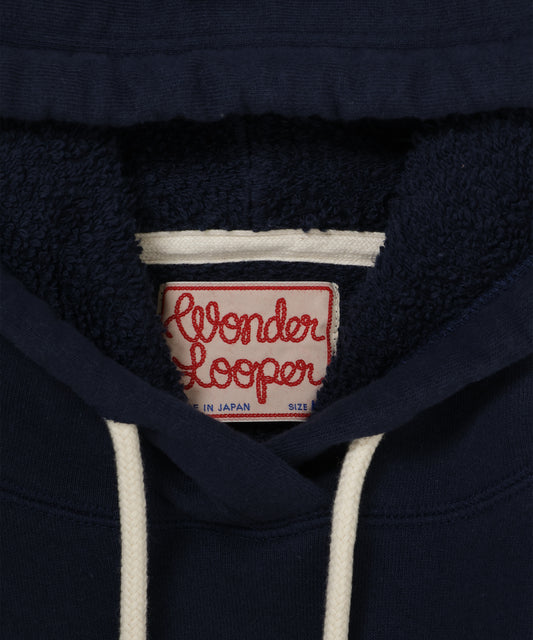 Pullover Hoodie - Super Looper French Terry - Navy