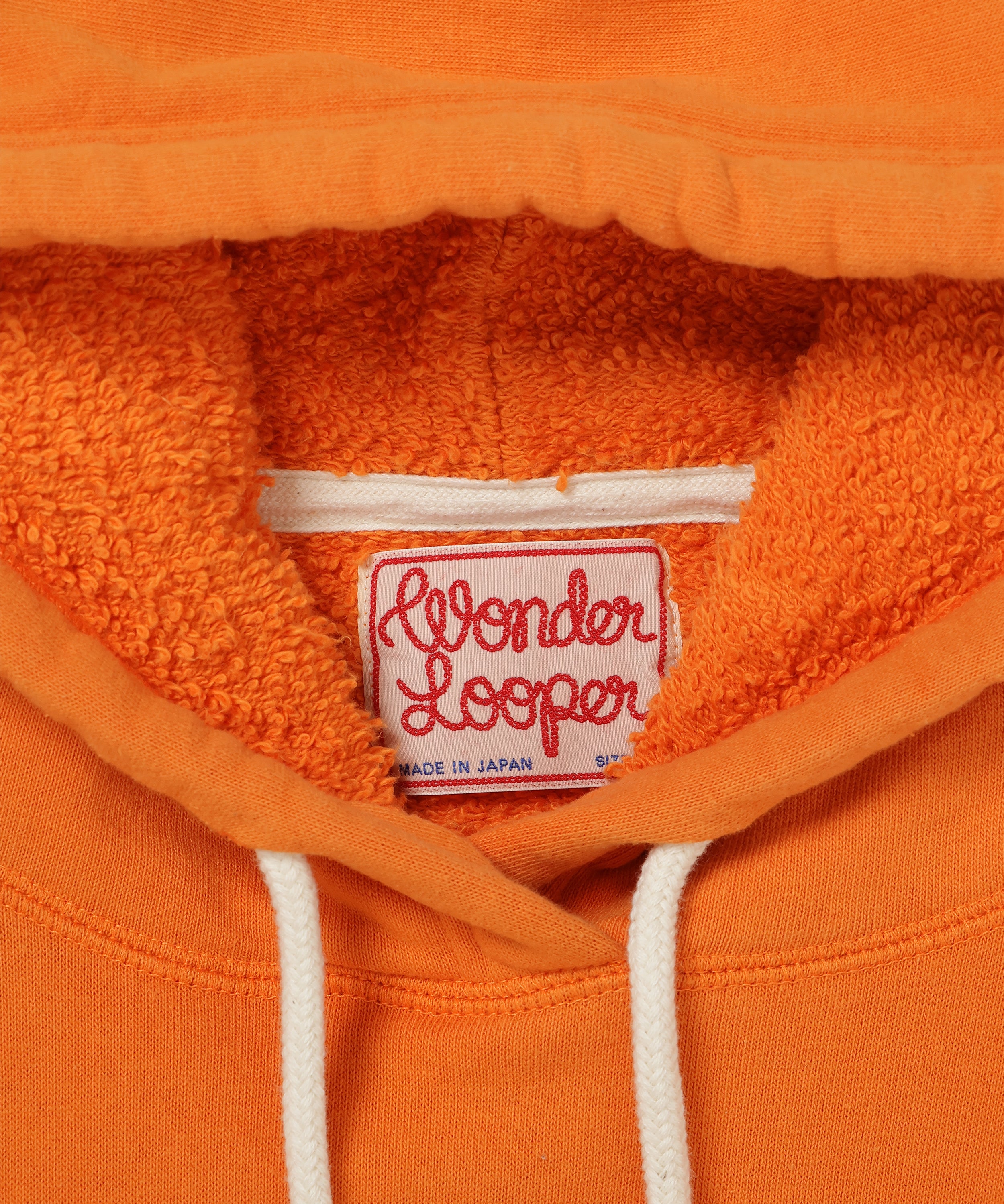 Pullover Hoodie - Super Looper French Terry - Orange – Wonder Looper