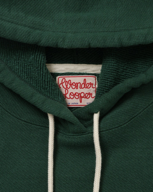 Pullover Hoodie - Double Heavyweight French Terry - Racing Green