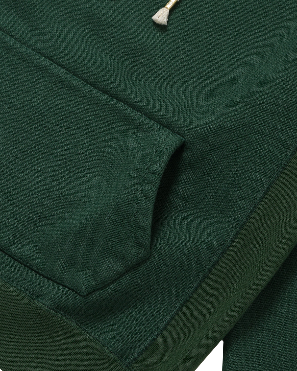 Pullover Hoodie - Double Heavyweight French Terry - Racing Green