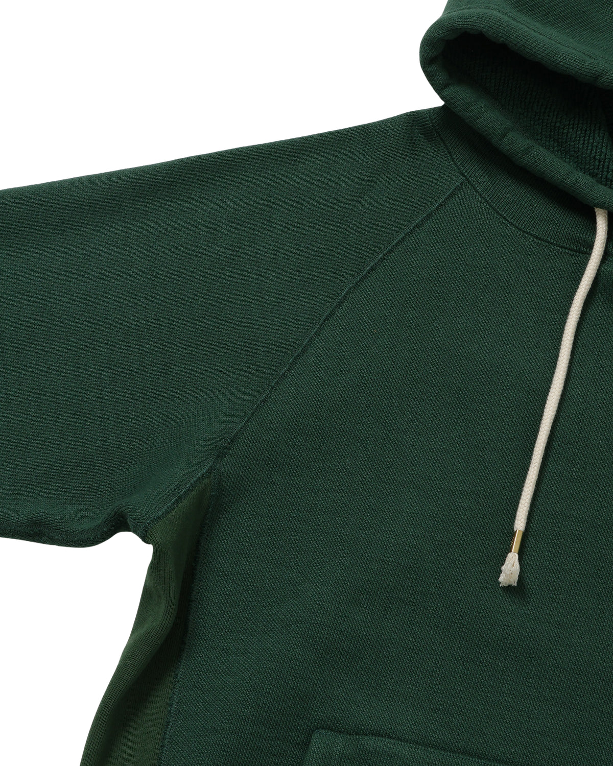 Pullover Hoodie - Double Heavyweight French Terry - Racing Green