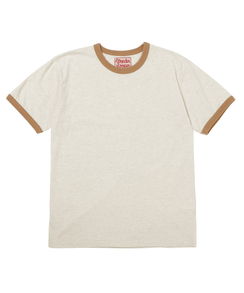 Recycled Cotton Foxfibre® Ringer T - Sand
