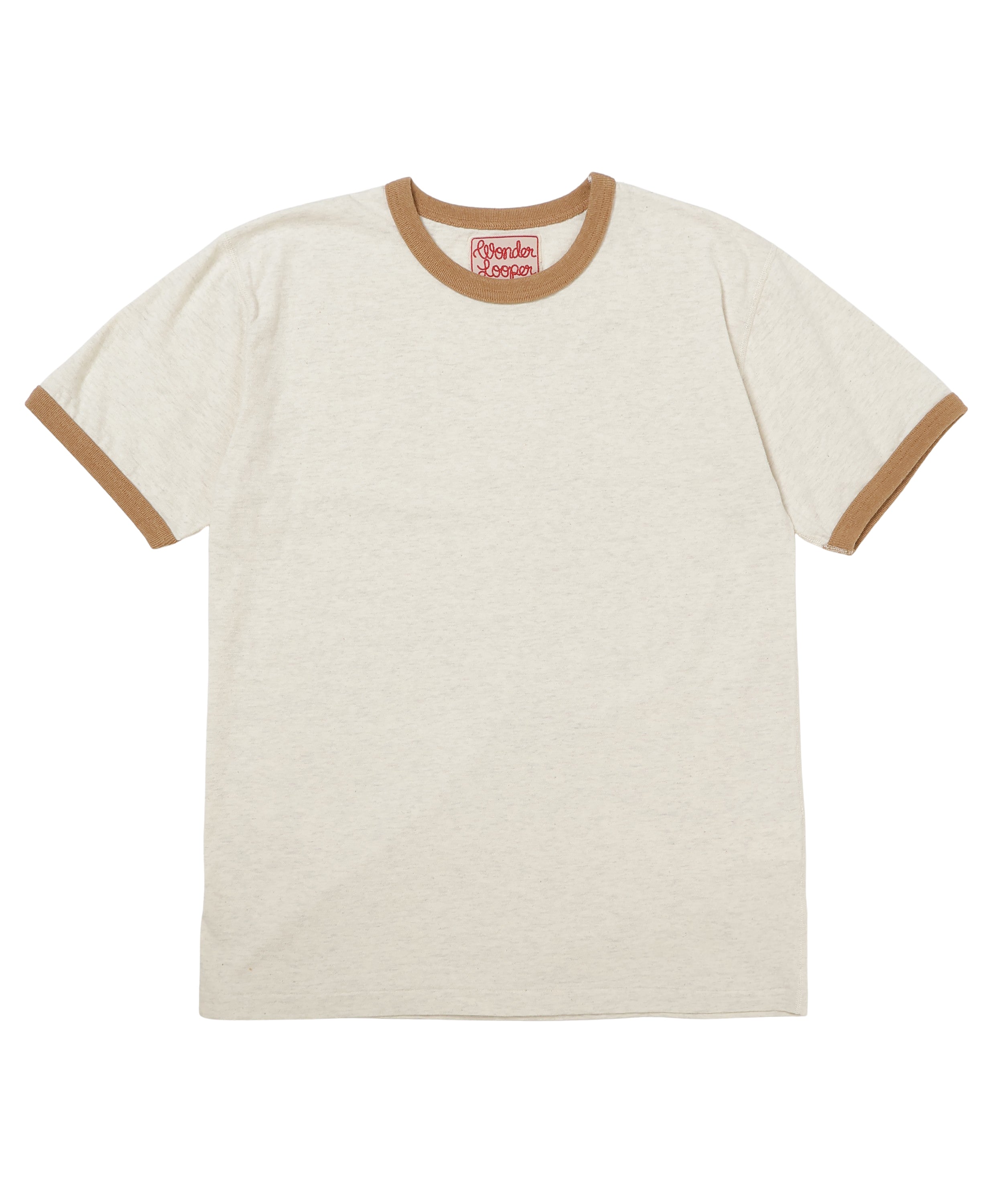 Recycled Cotton Foxfibre® Ringer T - Sand