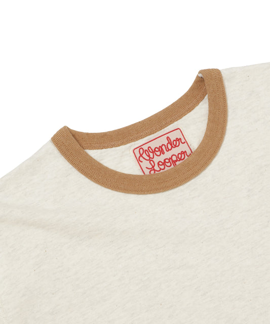 Recycled Cotton Foxfibre® Ringer T - Sand