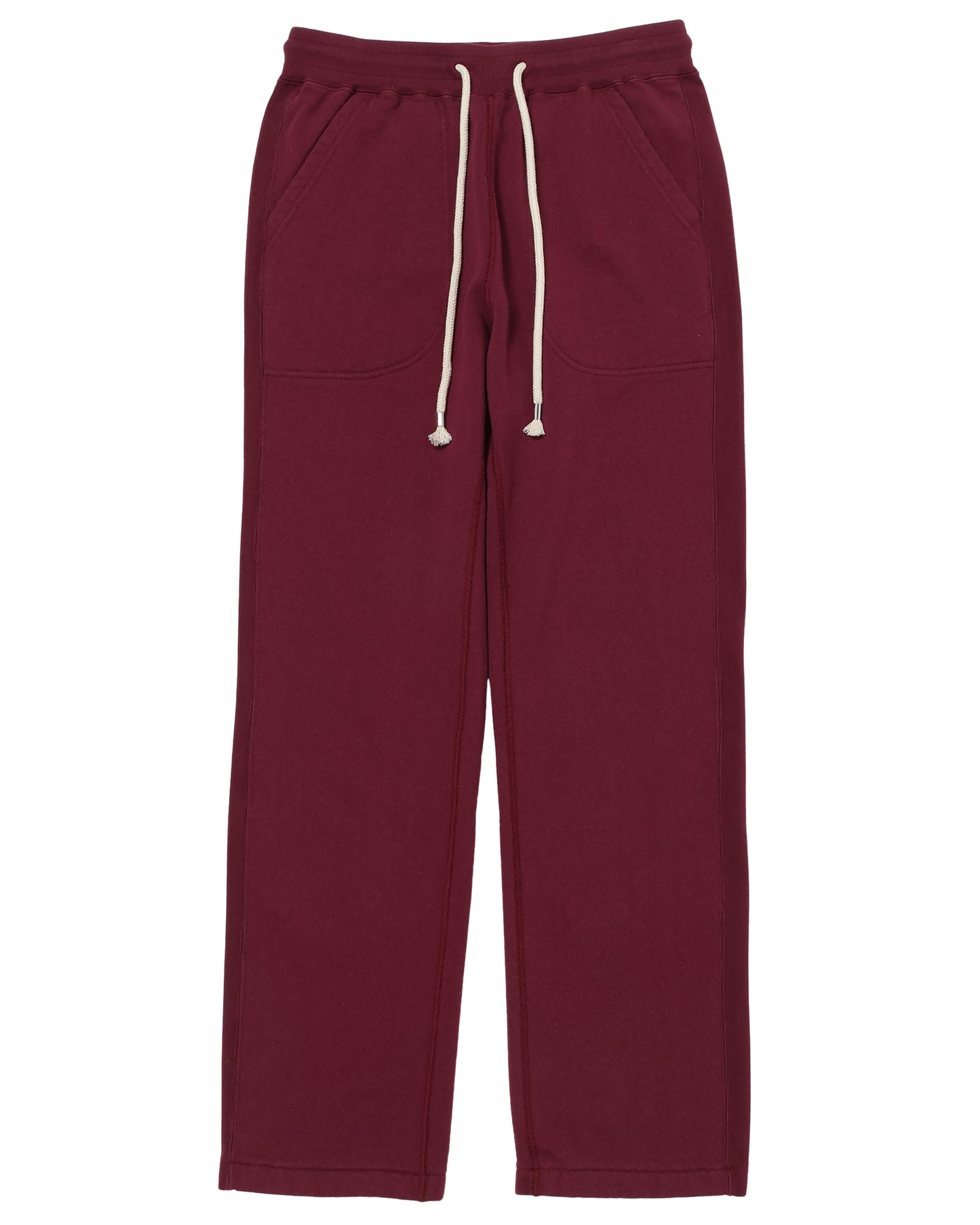 Sweatpants - Super Looper French Terry - Burgundy