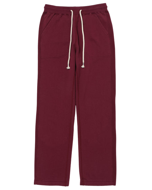 Sweatpants - Super Looper French Terry - Burgundy