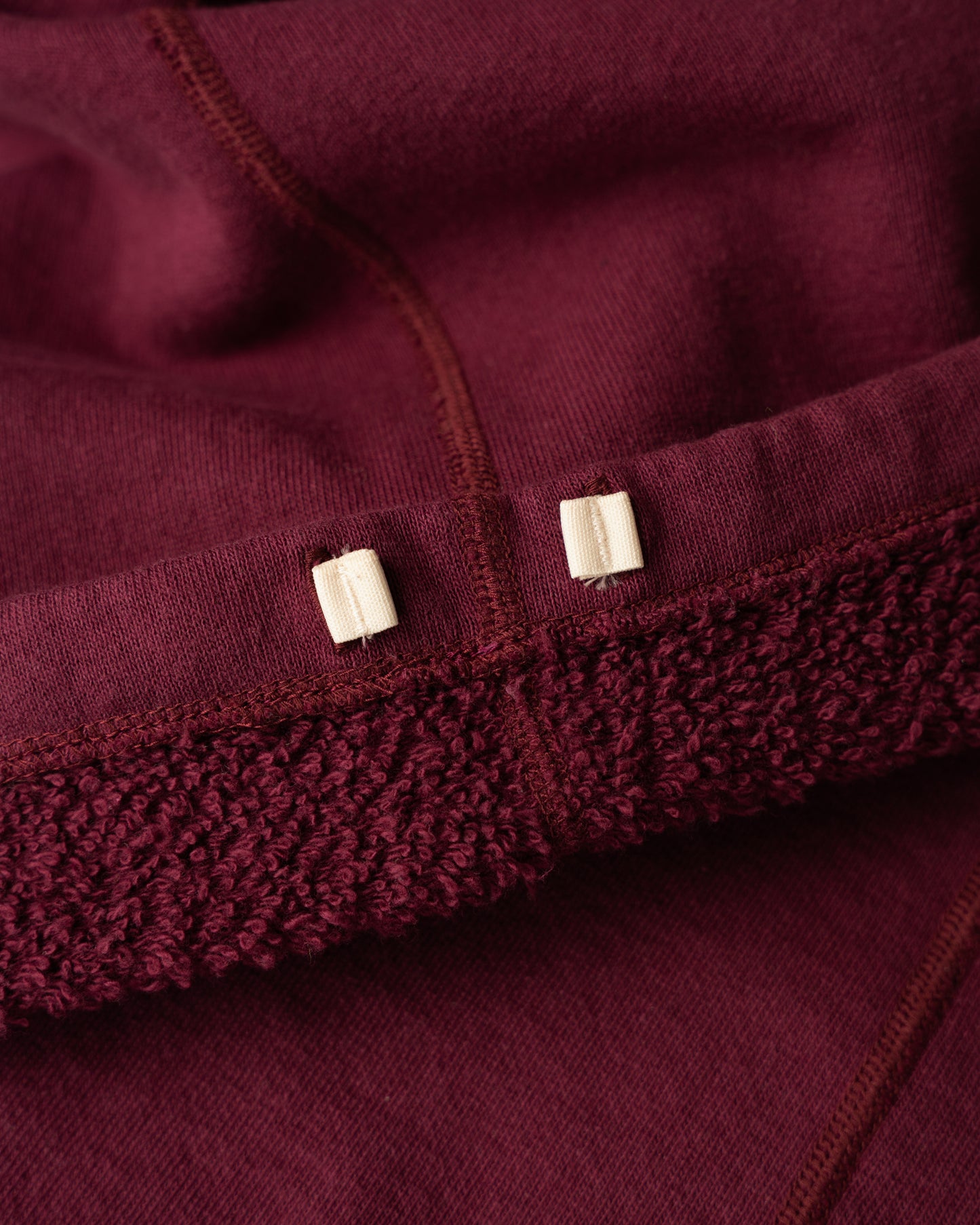 Sweatpants - Super Looper French Terry - Burgundy