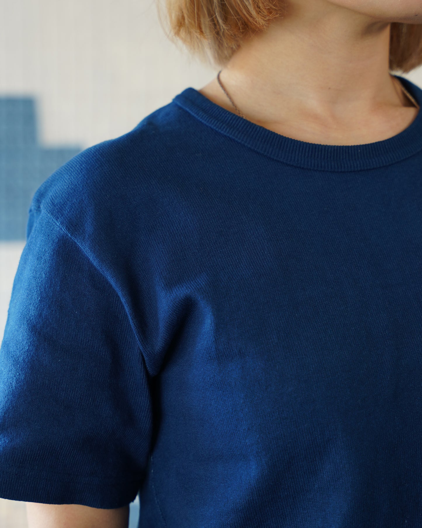 Tokushima Natural Indigo Hand-Dyed Double Heavyweight T-Shirt