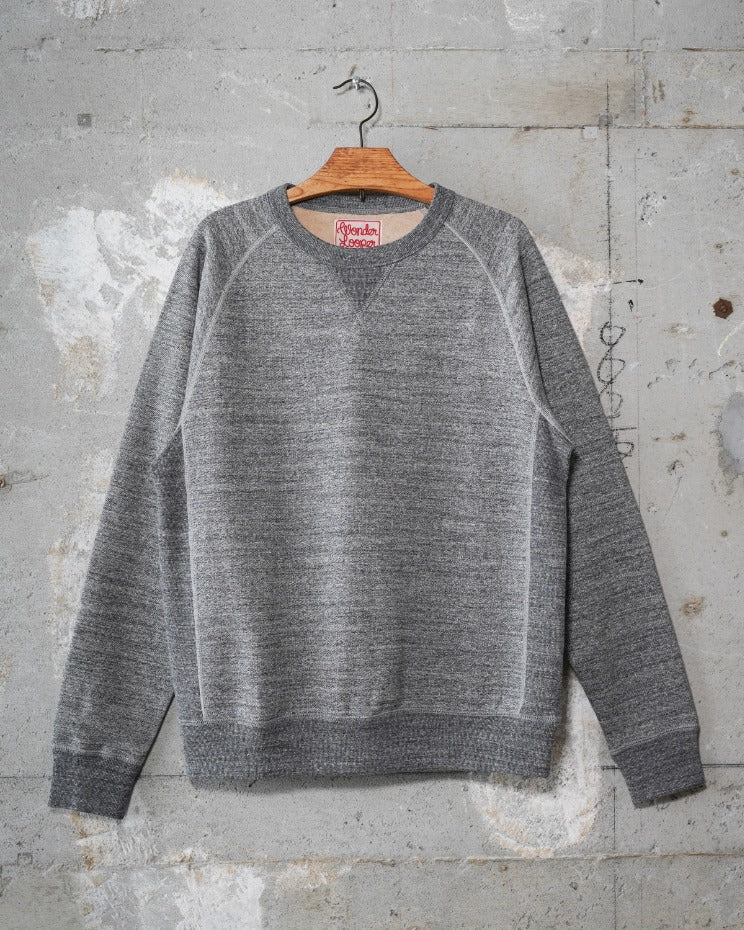 Pullover Crewneck - Fleeced Foxfibre® - Charcoal