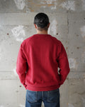Pullover Crewneck - 701gsm Double Heavyweight French Terry - Red