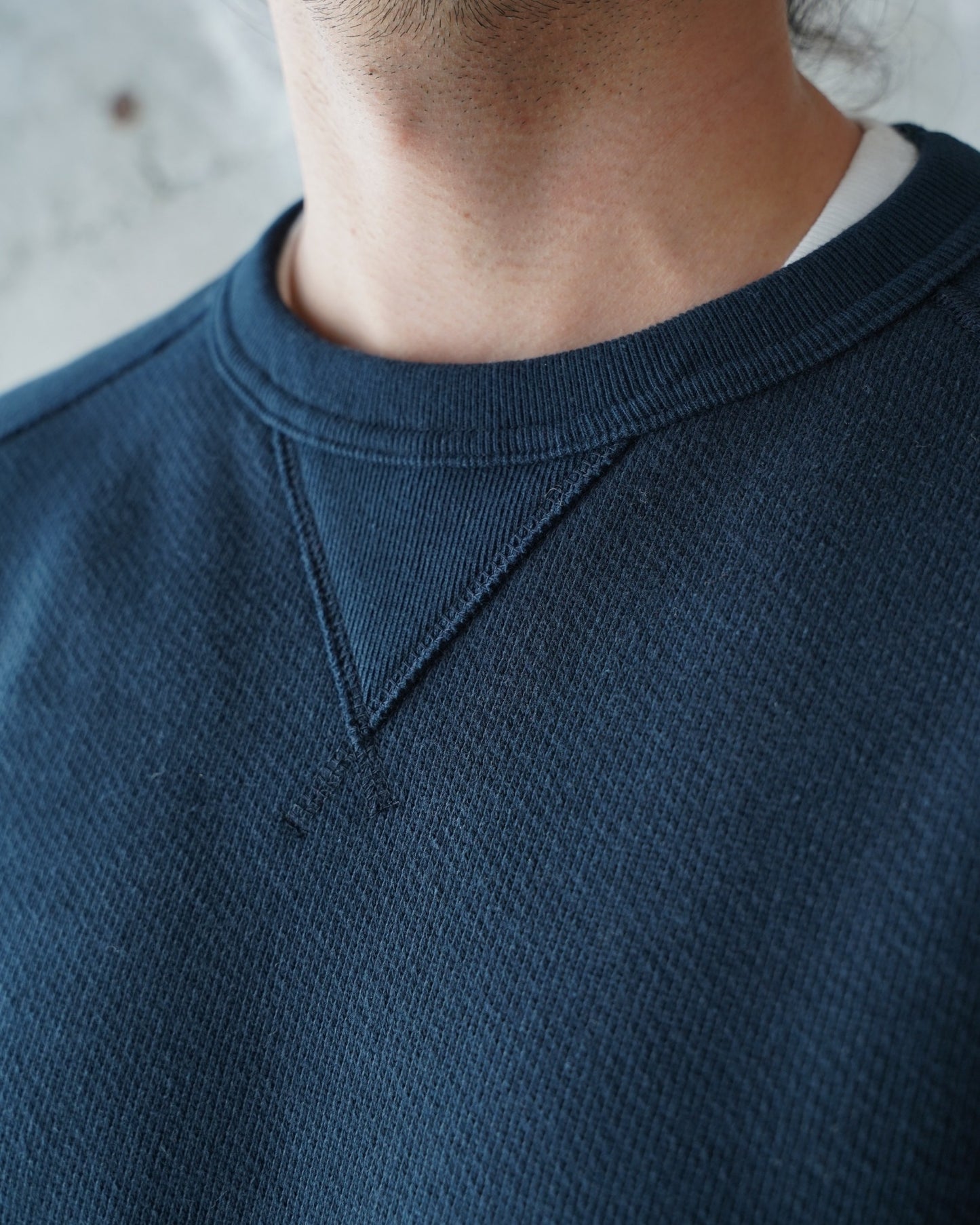 Pullover Crewneck - Double Heavyweight French Terry - Navy