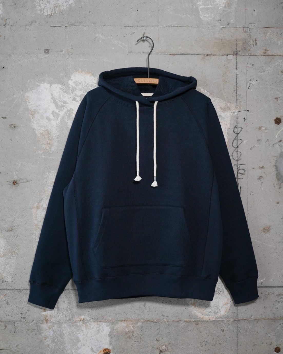Pullover Hoodie - 701gsm Double Heavyweight French Terry - Navy