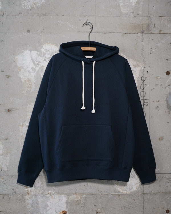 Pullover Hoodie - 701gsm Double Heavyweight French Terry - Navy | Wonder Looper