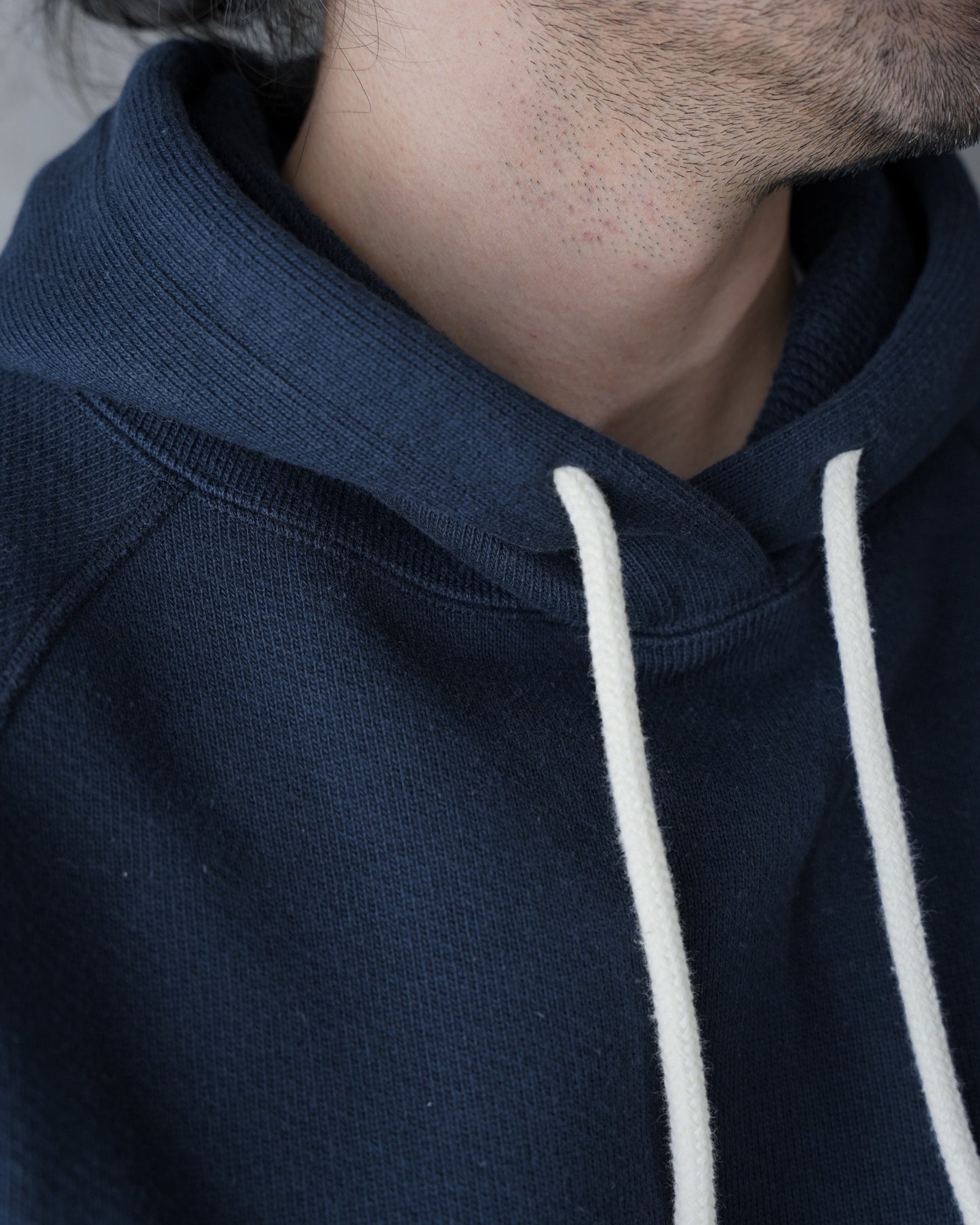 Pullover Hoodie - 701gsm Double Heavyweight French Terry - Navy | Wonder Looper