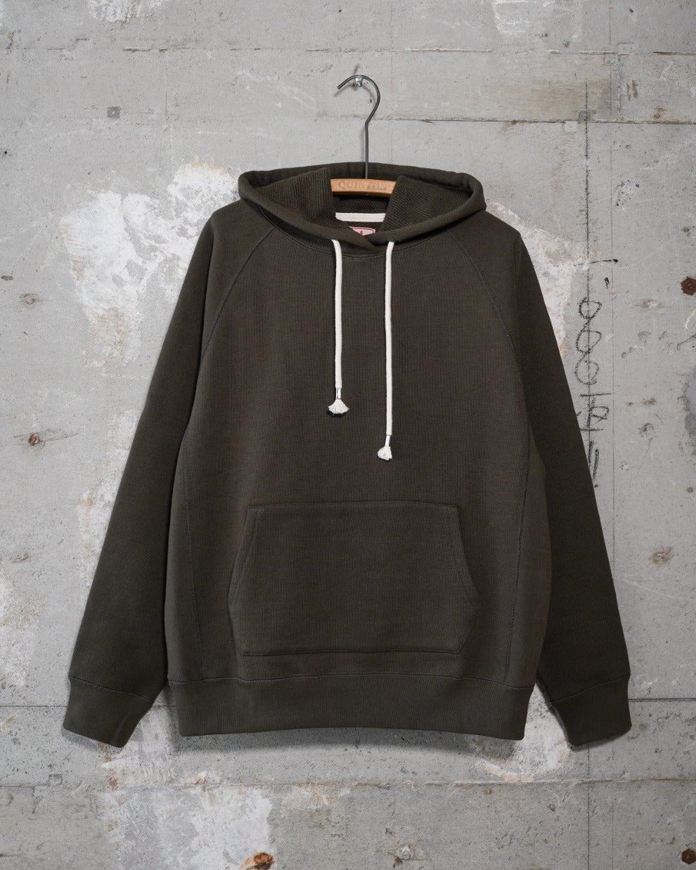 Pullover Hoodie - Double Heavyweight French Terry - Khaki