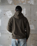 Pullover Hoodie - 701gsm Double Heavyweight French Terry - Khaki Green | Wonder Looper