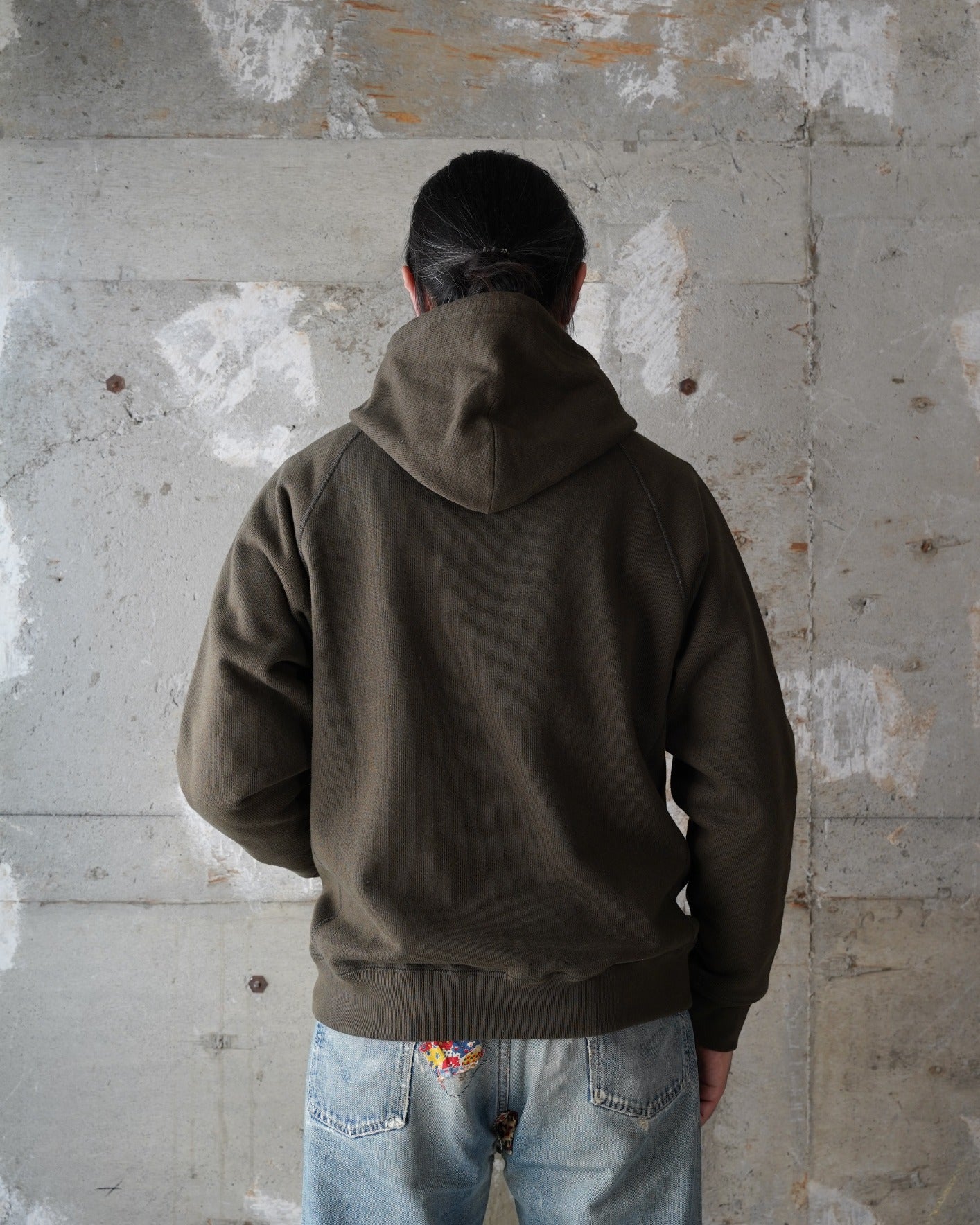 Pullover Hoodie - Double Heavyweight French Terry - Khaki