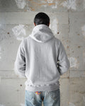 Pullover Hoodie - 701gsm Double Heavyweight French Terry - Heather Grey | Wonder Looper