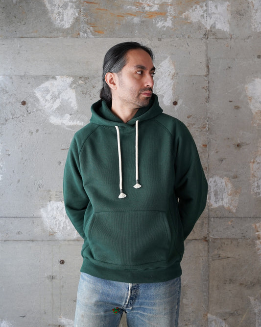 Pullover Hoodie - Double Heavyweight French Terry - Green