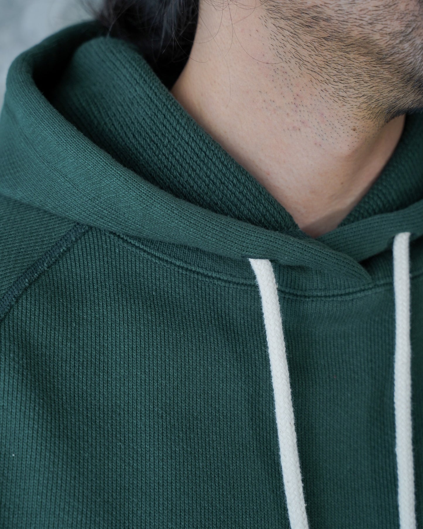 Pullover Hoodie - Double Heavyweight French Terry - Green