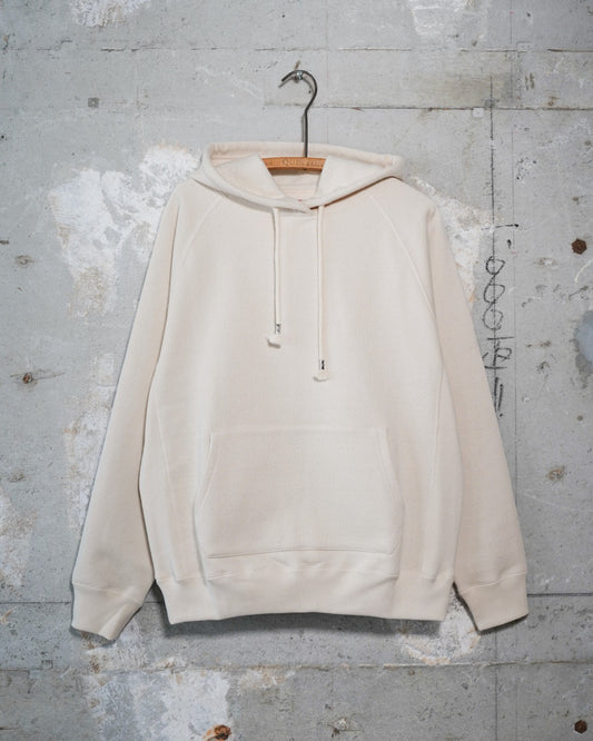 Pullover Hoodie - Double Heavyweight French Terry - Ecru