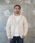 Zip Hoodie - 701gsm Double Heavyweight French Terry - Ecru