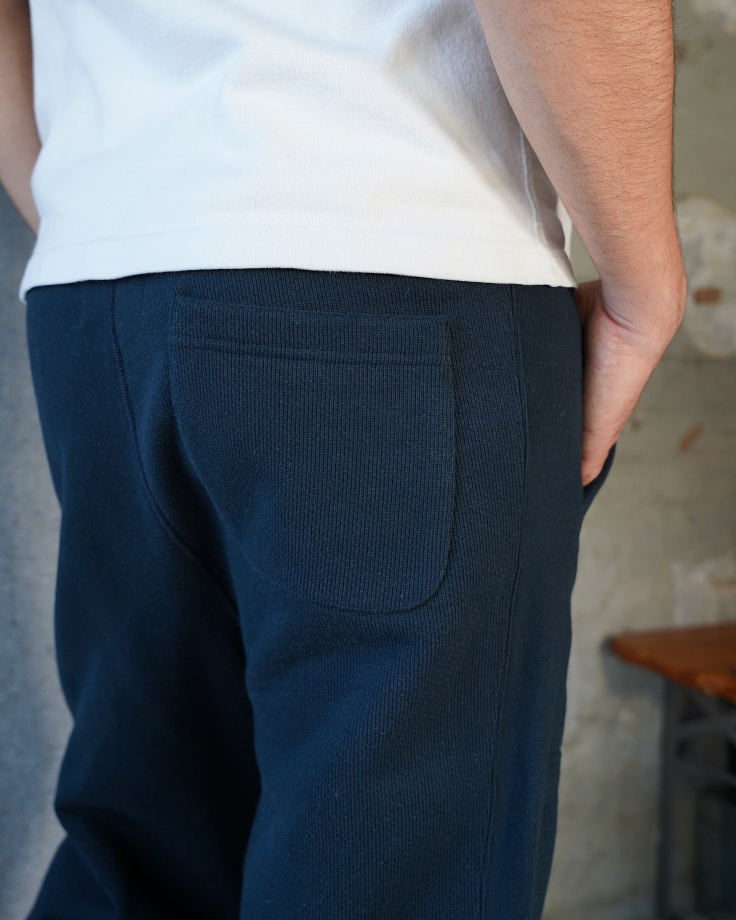 Sweatpants - 701gsm Double Heavyweight French Terry - Navy