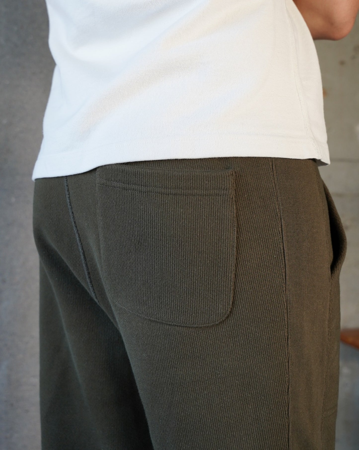 Sweatpants - 701gsm Double Heavyweight French Terry - Khaki