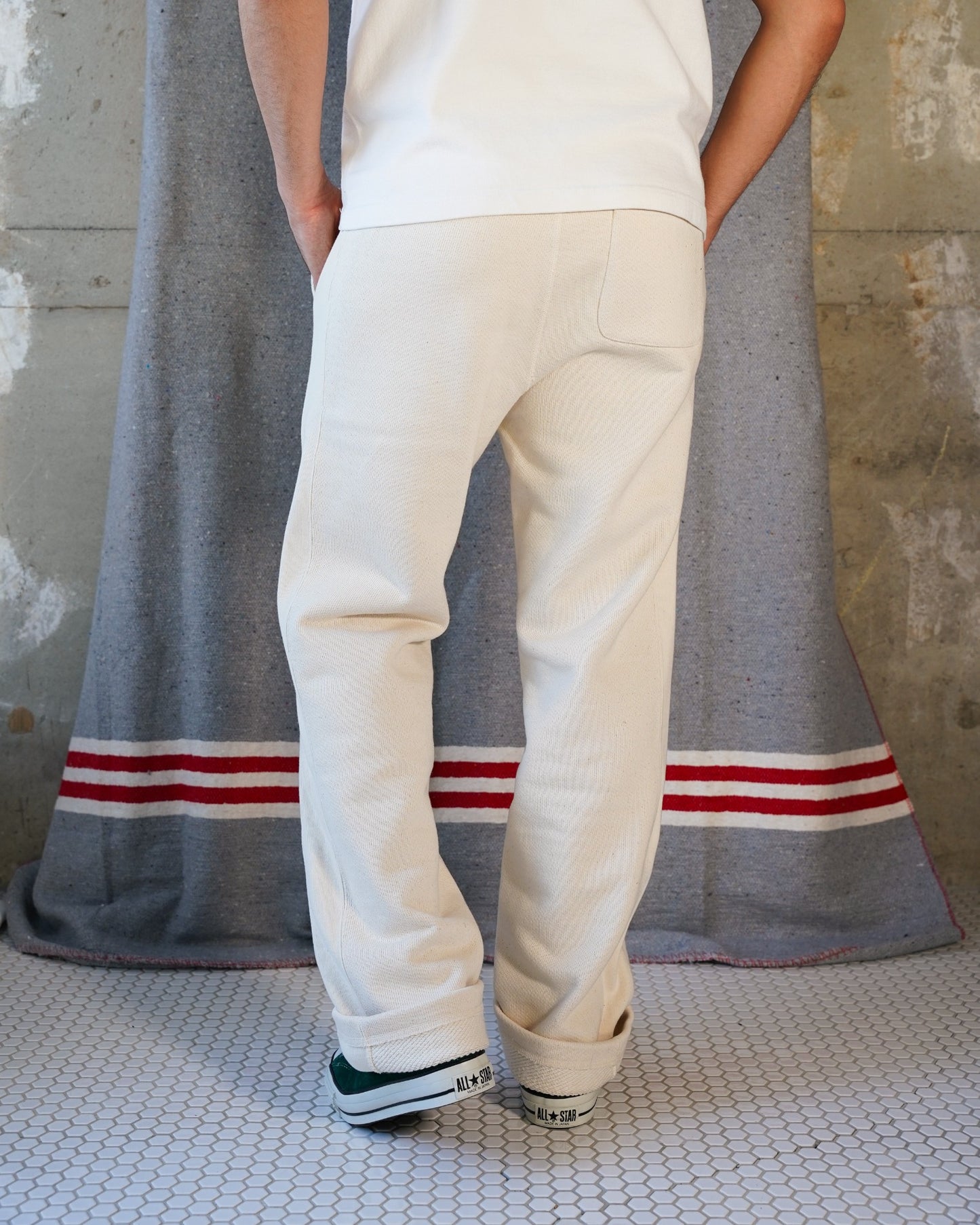 Sweatpants - Double Heavyweight French Terry - Ecru