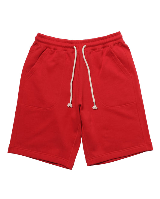 Sweat Shorts - Super Looper French Terry - Red | Wonder Looper