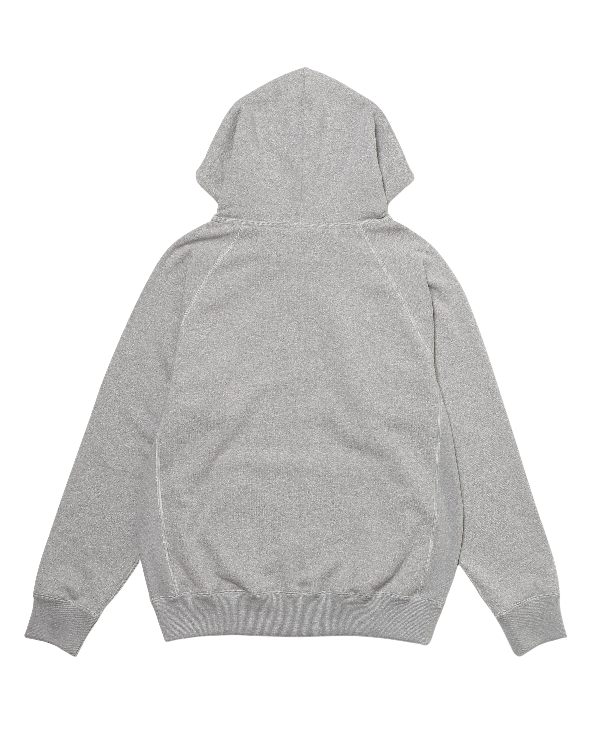 Zip Hoodie - Super Looper French Terry - Heather Grey