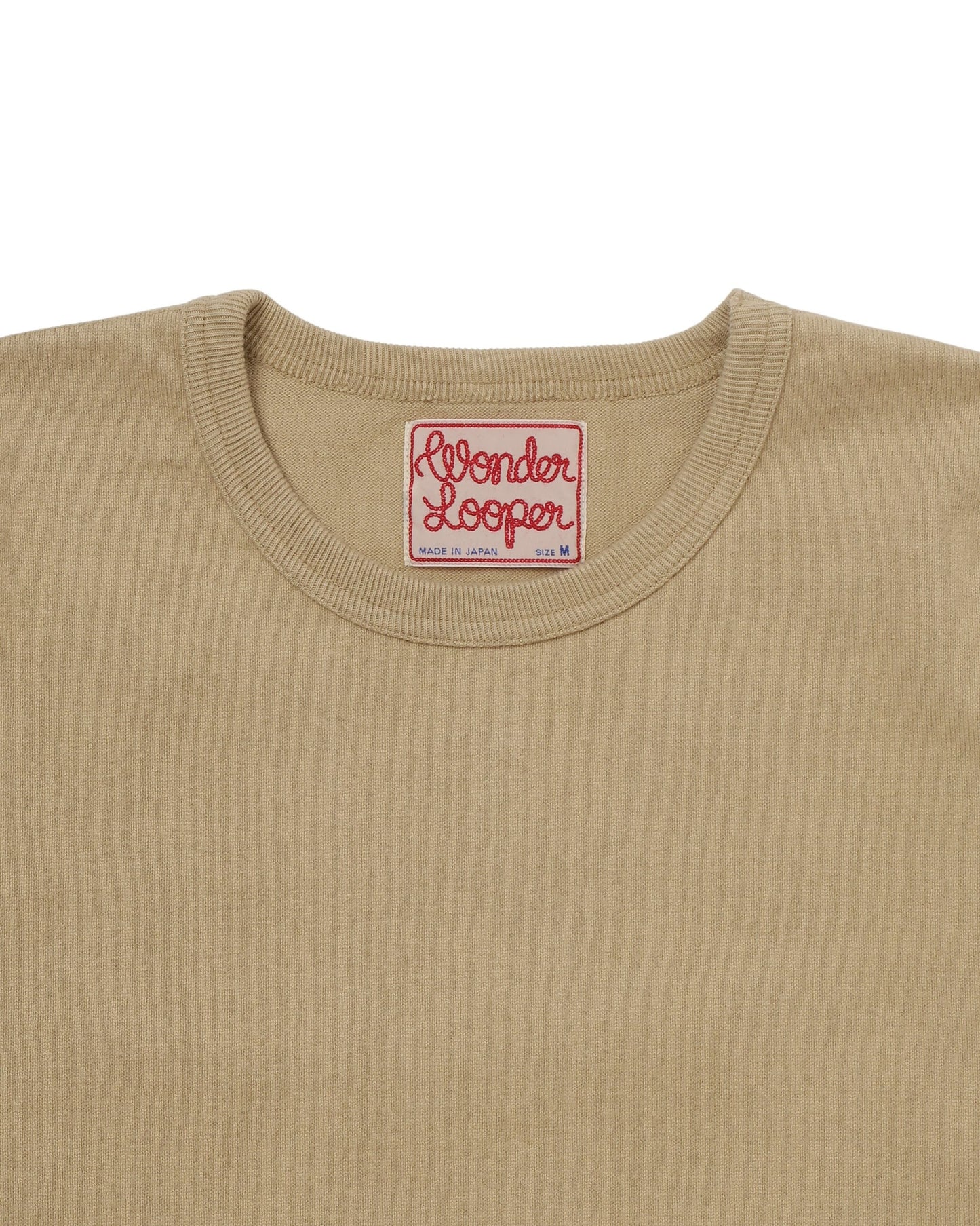 Crewneck T-shirt - Double Heavyweight - Sand