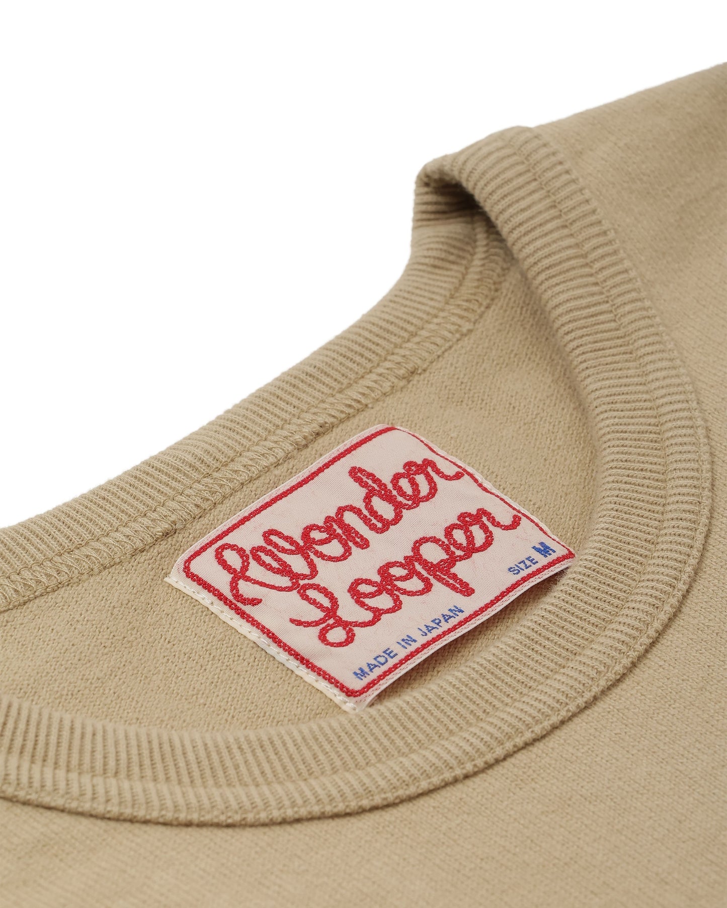 Crewneck T-shirt - Double Heavyweight - Sand