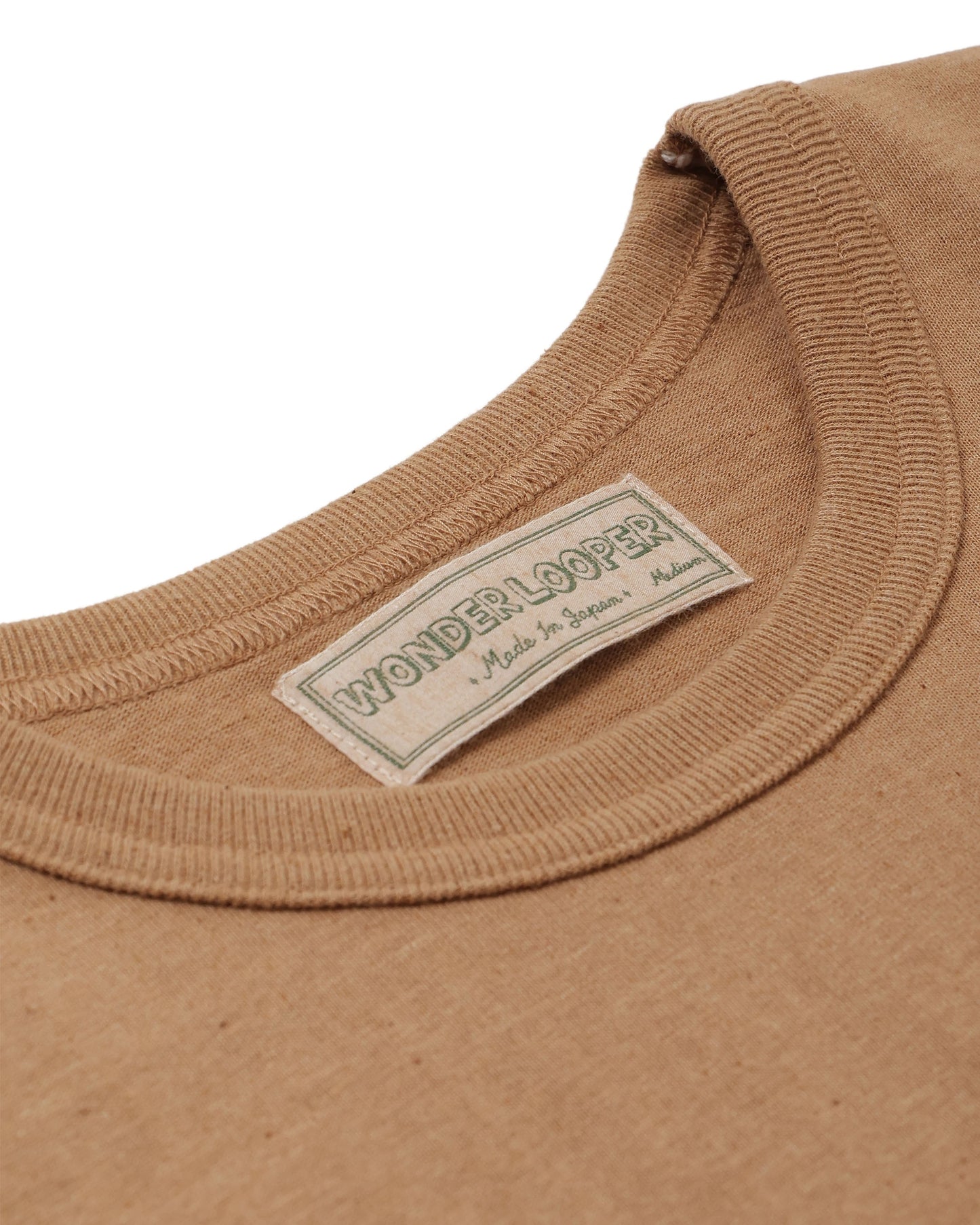 Crewneck T-shirt - Foxfibre® Tsuriami - Coyote 70