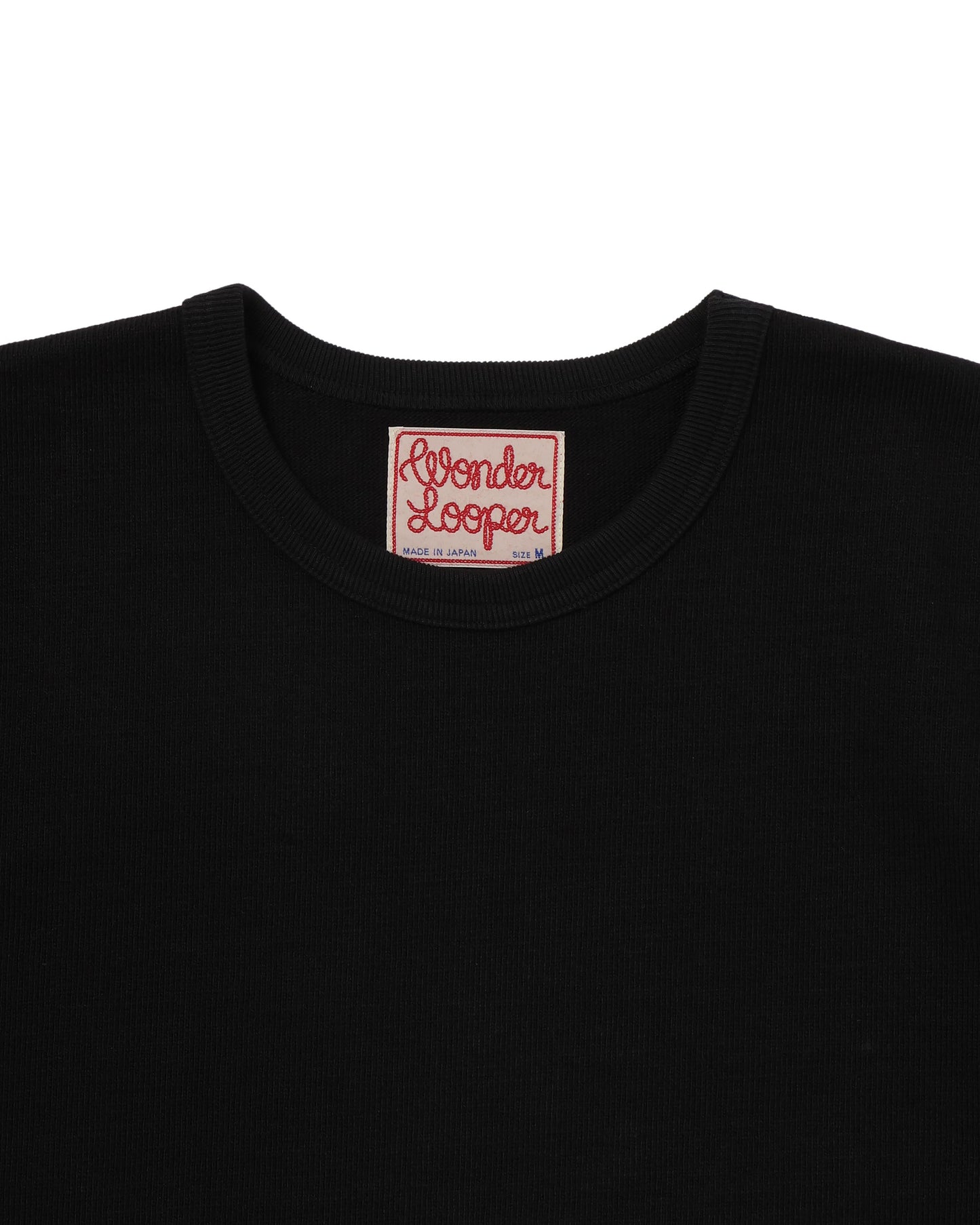 Crewneck T-shirt - Triple Heavyweight Tsuriami - Black