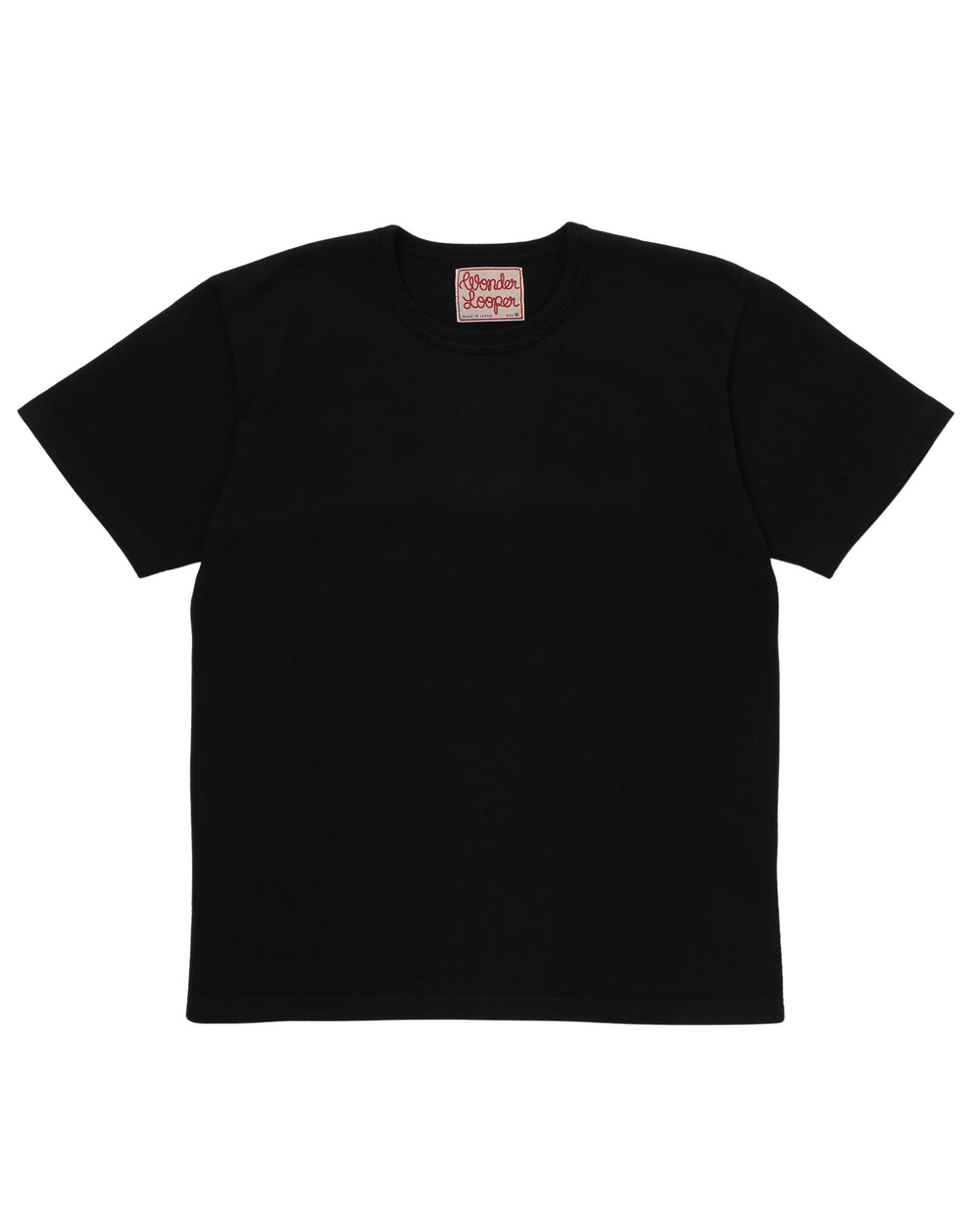 Crewneck T-shirt - Double Heavyweight - Black