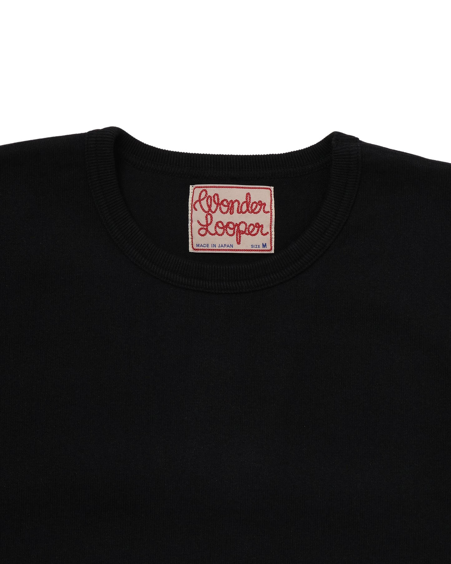 Crewneck T-shirt - Double Heavyweight - Black