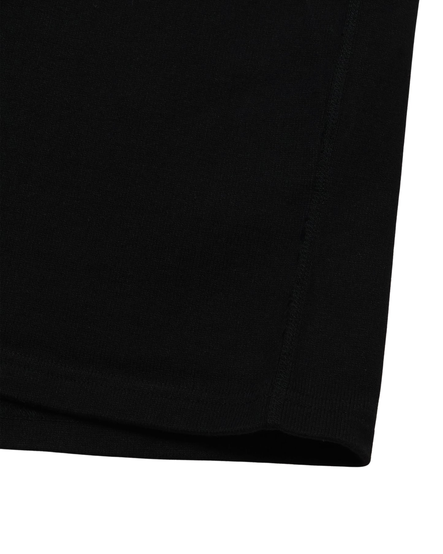 Crewneck T-shirt - Double Heavyweight - Black