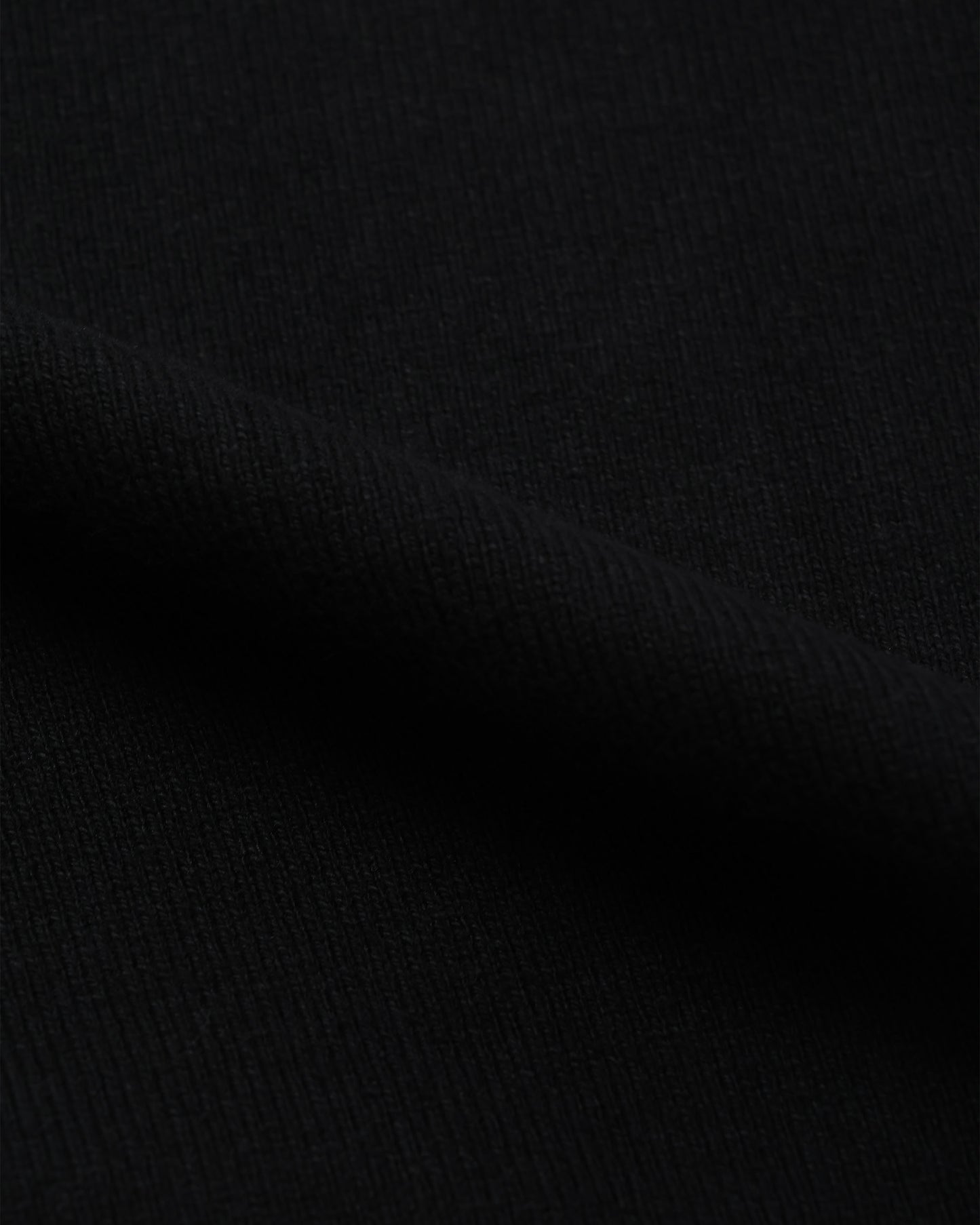 Crewneck T-shirt - Double Heavyweight - Black