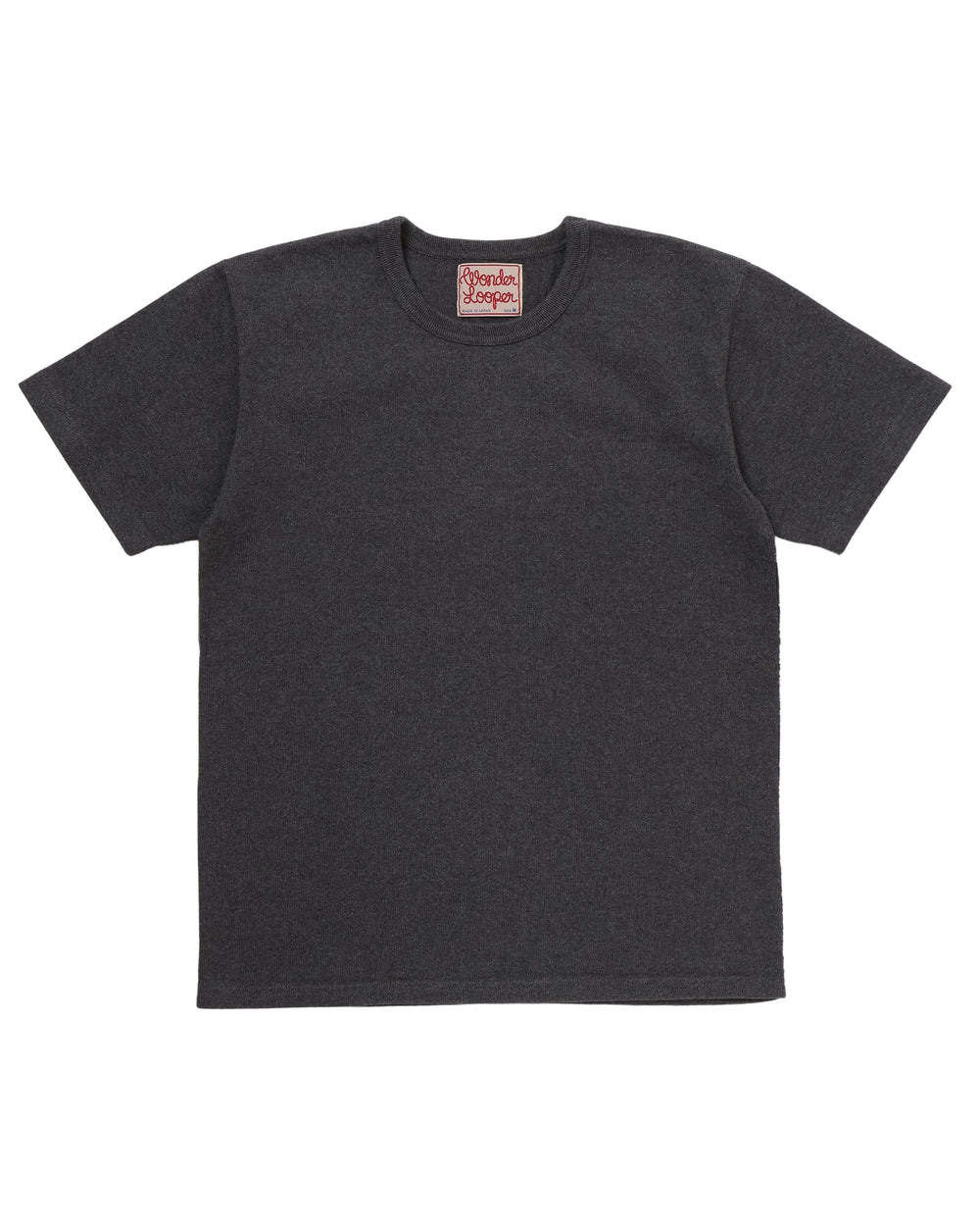 Crewneck T-shirt - Double Heavyweight - Charcoal