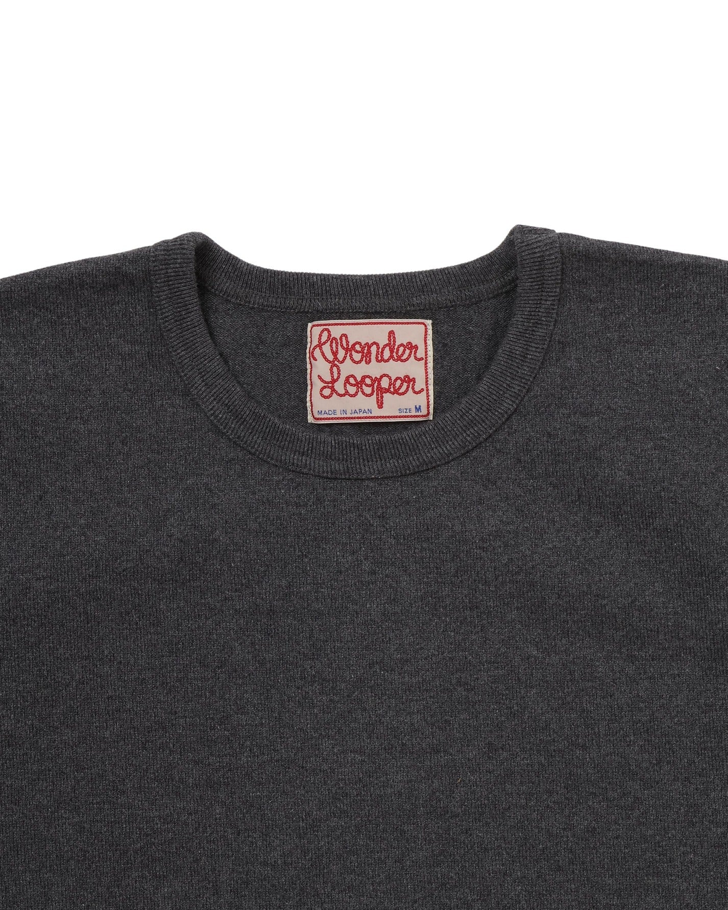 Crewneck T-shirt - Double Heavyweight - Charcoal