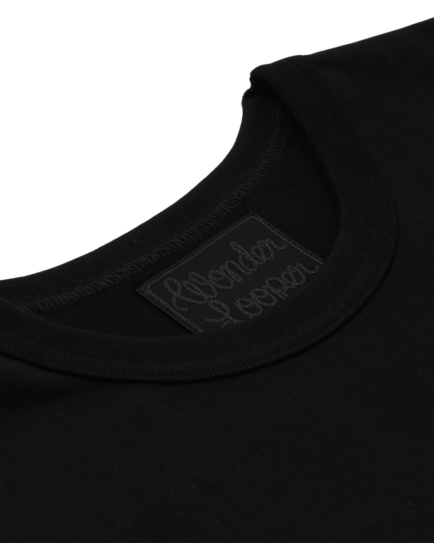 Crewneck T-shirt - Ultimate Pima Tsuriami - Black