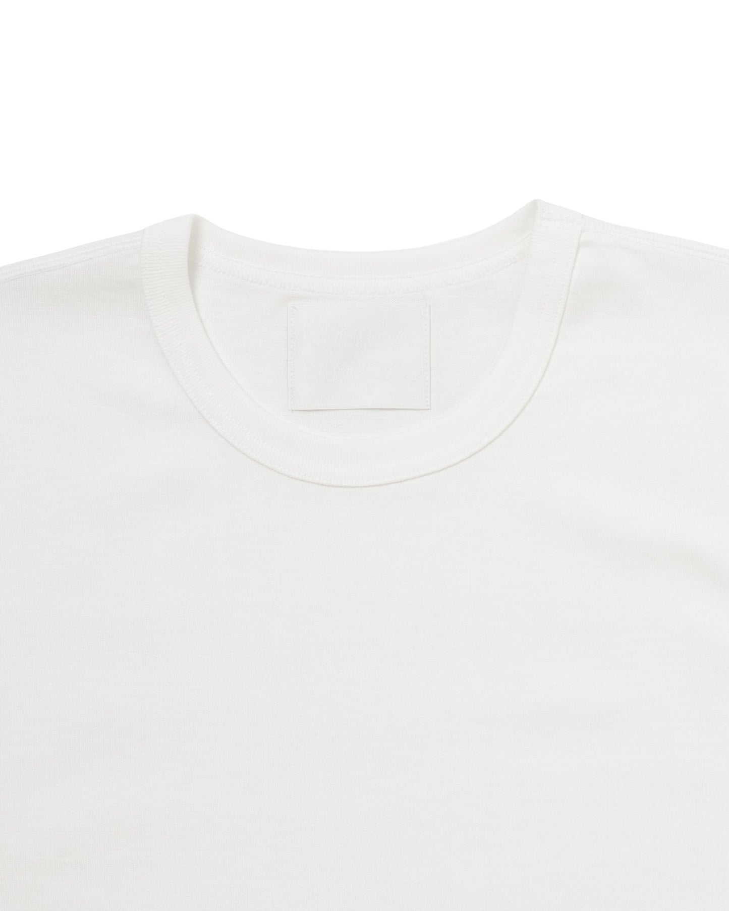 Crewneck T-shirt - Ultimate Pima Tsuriami - White