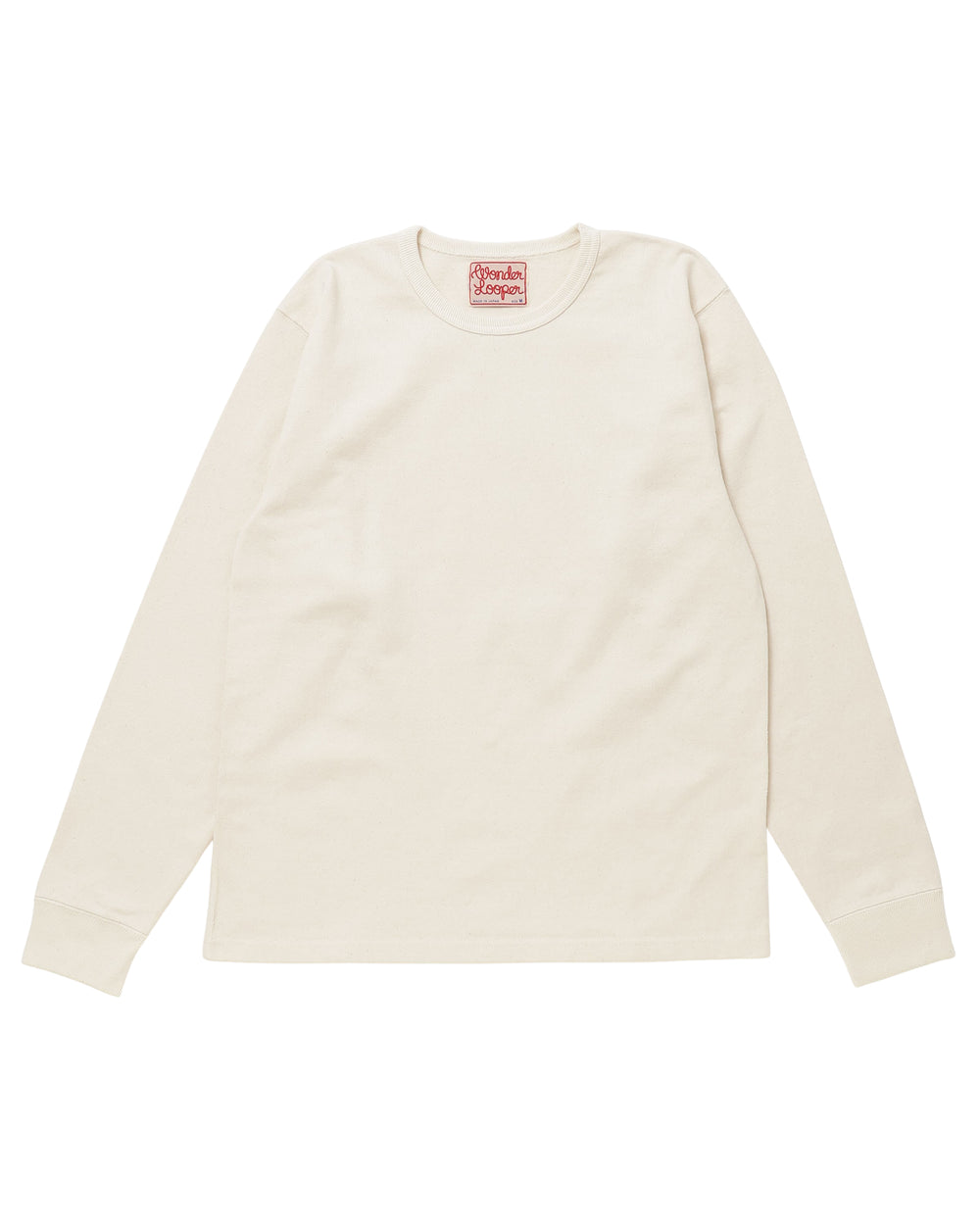 Long Sleeve T-shirt - Double Heavyweight - Ecru