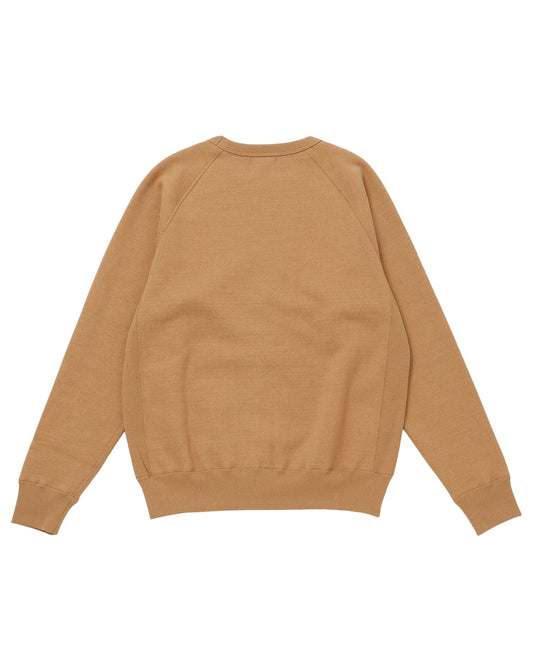 Pullover Crewneck - Double Heavyweight French Terry Foxfibre® - Coyote 80