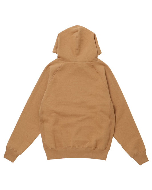 Pullover Hoodie - Double Heavyweight French Terry Foxfibre® - Coyote 80