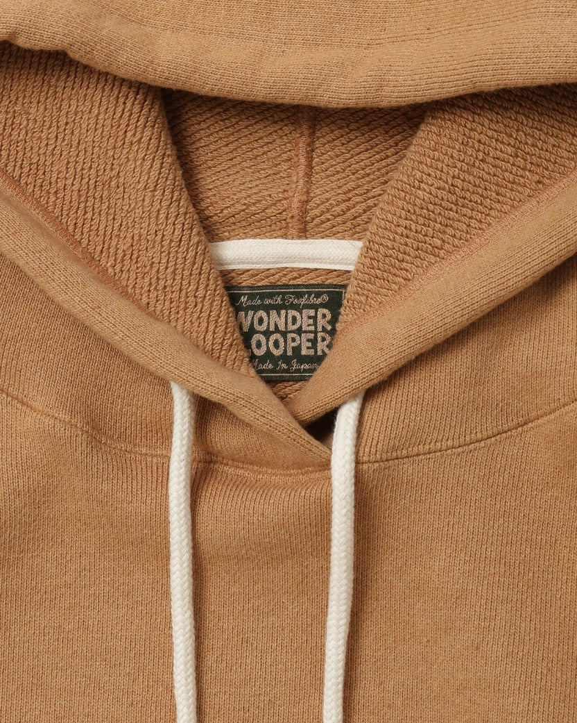 Pullover Hoodie - Double Heavyweight French Terry Foxfibre® - Coyote 80